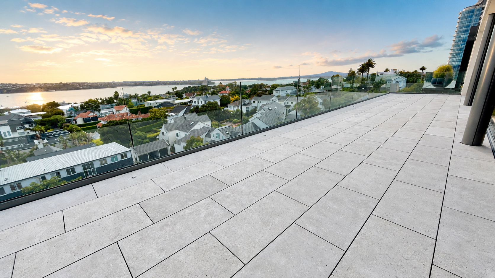 Structural support system installation for external paving application